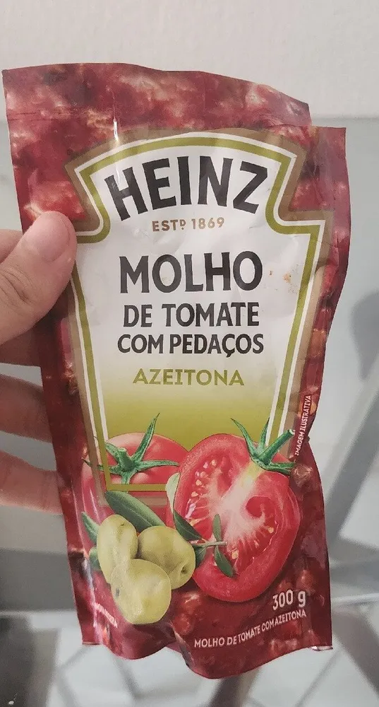 Molho De Tomate Com Azeitona Heinz Sachê 300g