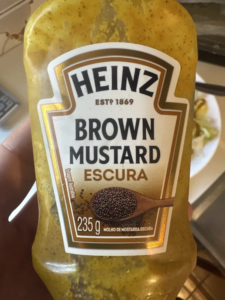 Mostarda Escura Heinz Squeeze 235g