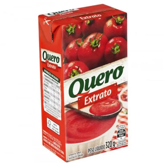 Extrato De Tomate Quero Caixa 320g