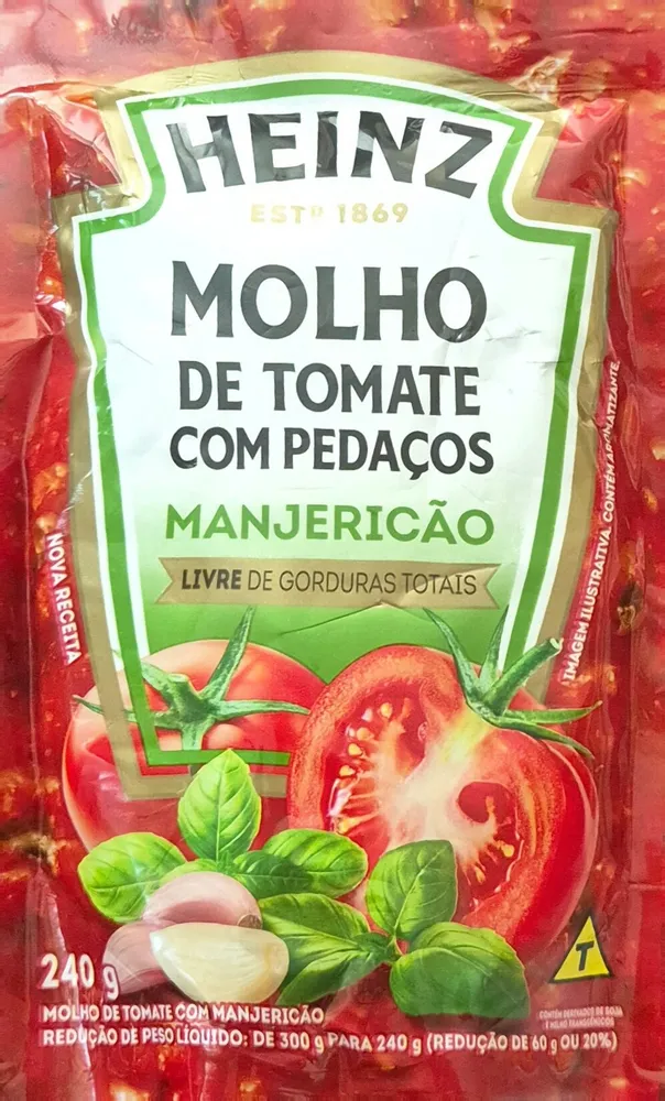 Molho de Tomate Com Pedaços