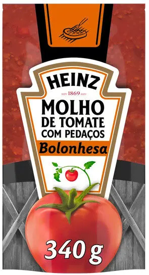 Molho De Tomate Bolonhesa Heinz Sachê 340g