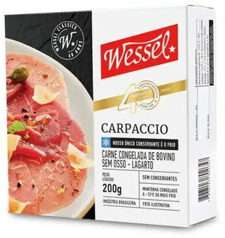 Carpaccio De Lagarto Wessel Caixa 200g