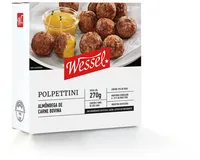 Polpettini De Carne Bovina Wessel Caixa 270g 9 Unidades