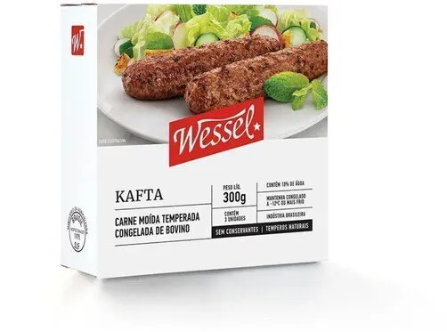 Kafta Wessel Caixa 300g 3 Unidades