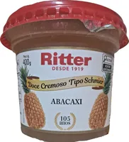 Doce cremoso tipo schmier abacaxi