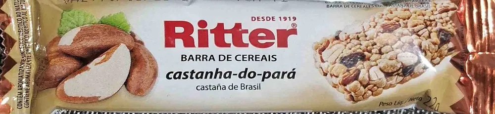 Barra de cereais castanha-do-pará