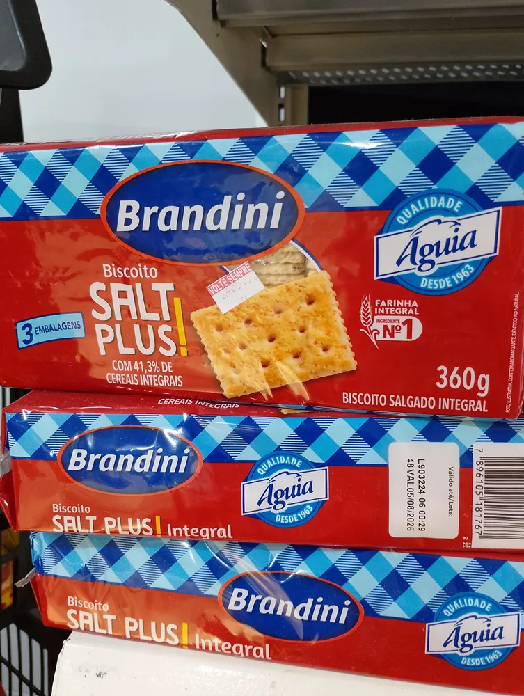 Biscoito Salt plus vermelho