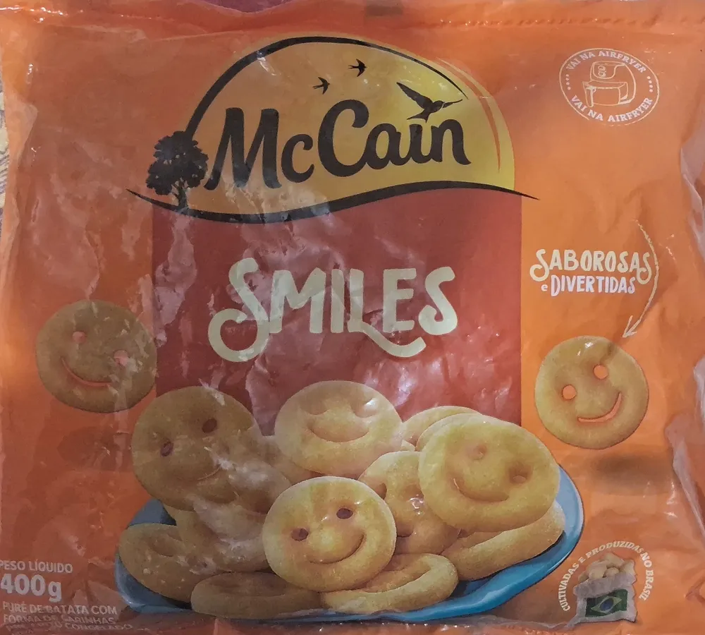 Batata Pré Frita Smiles Congelada