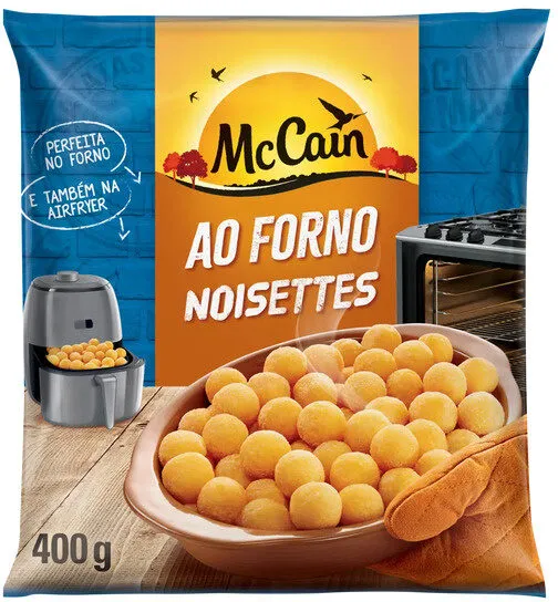 Batata Pré Frita Noisette Congelada Mccain Ao Forno Pacote 400g