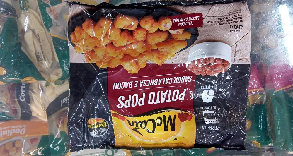 Potato Pops McCain Sabor Calabresa e Bacon