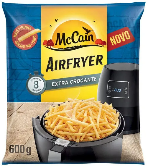 Batata Congelada Extracrocante Mccain Airfryer Pacote 600g