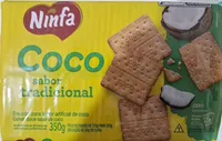 Biscoito doce sabor artificial de coco