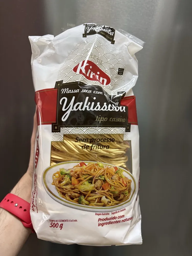 Massa Seca Com Ovos Para Yakissoba Tipo Caseiro