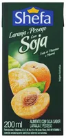 Bebida à Base De Soja Laranja E Pêssego Shefa Caixa 200ml