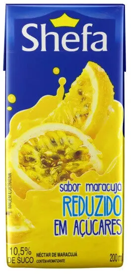 Néctar Maracujá Shefa Caixa 200ml