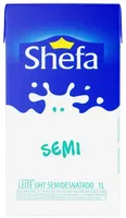 Leite Uht Semidesnatado Shefa Caixa 1l