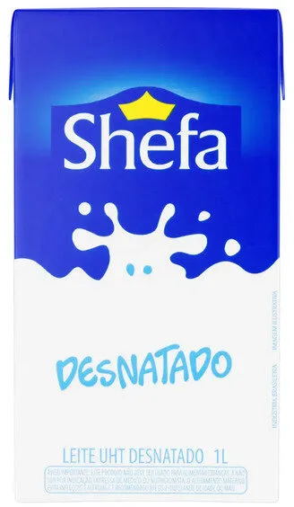 Leite Uht Desnatado Shefa Caixa 1l