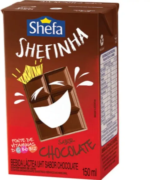 Bebida Láctea Uht Chocolate Shefa Shefinha Caixa 150ml