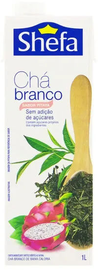 Chá Branco Pitaya Shefa Caixa 1l