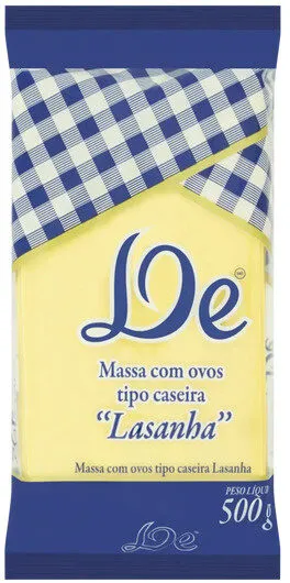 Massa Para Lasanha De Pacote 500g