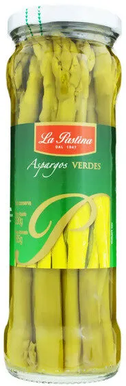 Aspargo Verde Em Conserva La Pastina Vidro 185g
