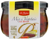 Mix De Vegetais Em óleo De Girassol La Pastina Na Brasa Vidro 145g
