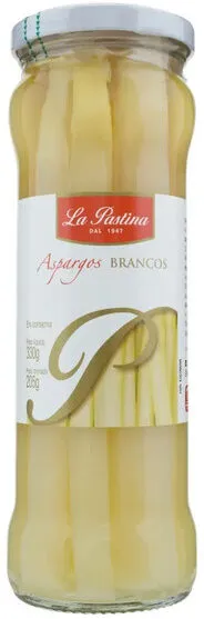 Aspargo Branco Em Conserva La Pastina Vidro 205g