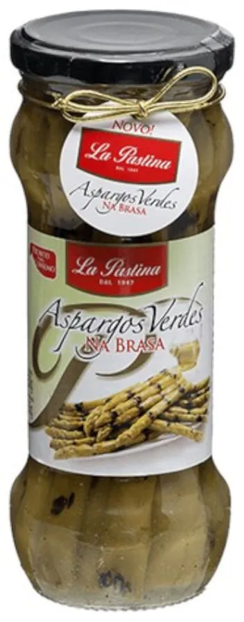 Aspargo Verde Em óleo De Girassol La Pastina Na Brasa Vidro 185g