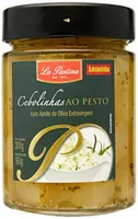 Cebolinha Ao Pesto Em Conserva La Pastina Gourmet Vidro 160g