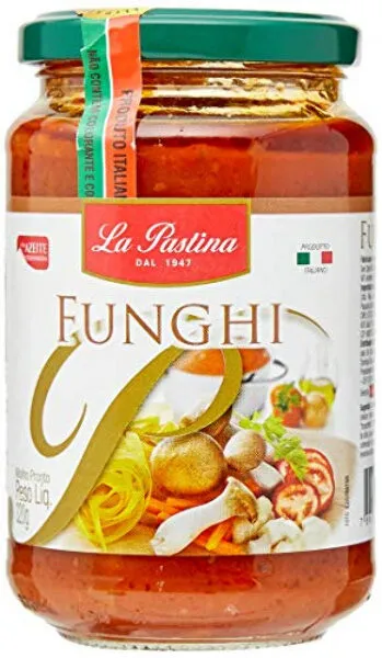 Molho De Tomate Funghi La Pastina Vidro 320g