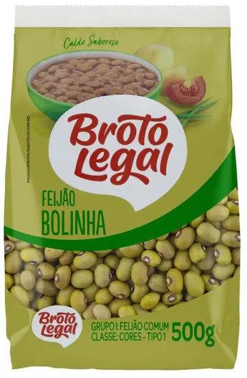 Feijão Bolinha Tipo 1 Broto Legal Pacote 500g