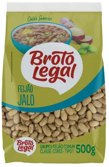 Feijão Jalo Tipo 1 Broto Legal Pacote 500g