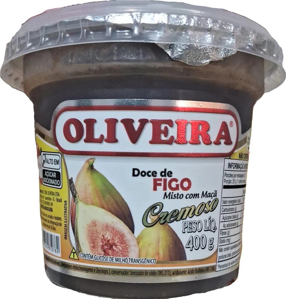 Doce de figo misto com maçã cremoso