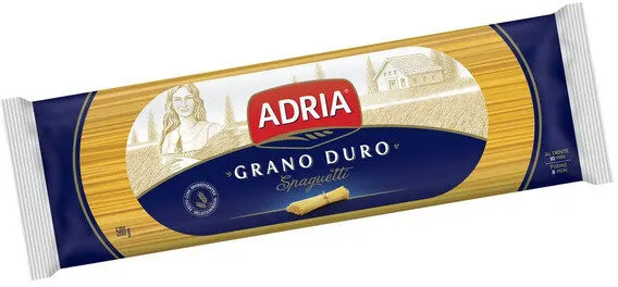 Macarrão De Sêmola Grano Duro Espaguete 8 Adria Pacote 500g