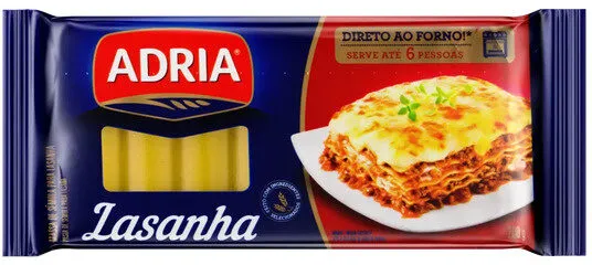 Massa Para Lasanha Adria Pacote 200g