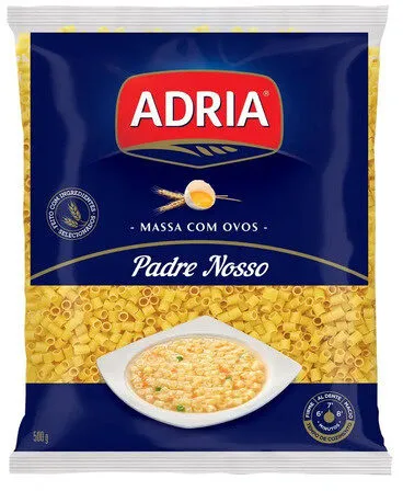 Macarrão De Sêmola Com Ovos Padre Nosso Adria Pacote 500g