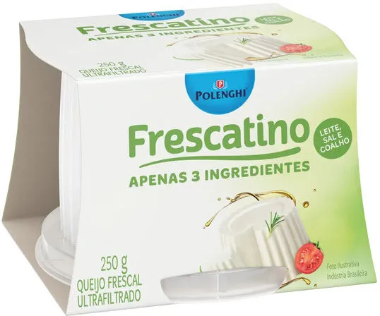 Queijo Frescal Ultrafiltrado Polenghi Frescatino Pote 250g