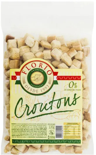 Croutons Tradicional Florio Pacote 120g