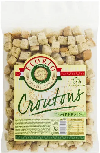 Croutons Temperado Florio Pacote 120g