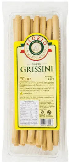 Grissini Cebola Florio Pacote 120g