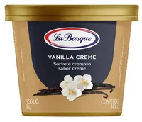 Sorvete Vanilla Creme La Basque Premium Ice Cream Pote 140ml