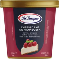 Sorvete Cheesecake De Framboesa La Basque Pote 500ml