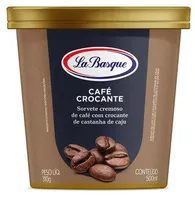 Sorvete Café Crocante La Basque Premium Ice Cream Pote 500ml