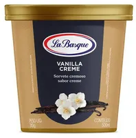 Sorvete Vanilla Creme La Basque Premium Ice Cream Pote 500ml