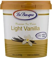 Sorvete Vanilla Light La Basque Premium Ice Cream Pote 500ml