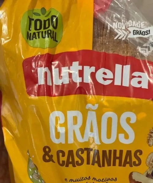 Pão de grãos e castanhas