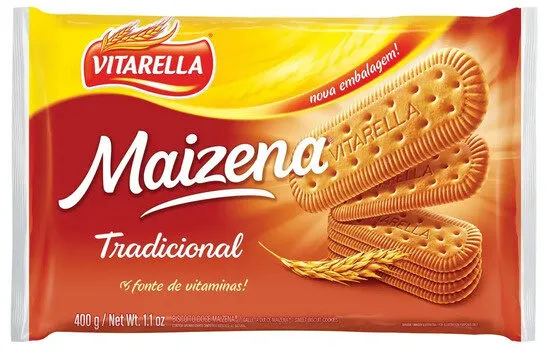 Biscoito Maizena Tradicional Vitarella Pacote 400g