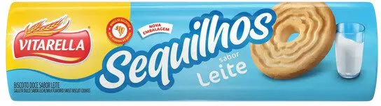 Biscoito Sequilho Leite Vitarella Pacote 89g