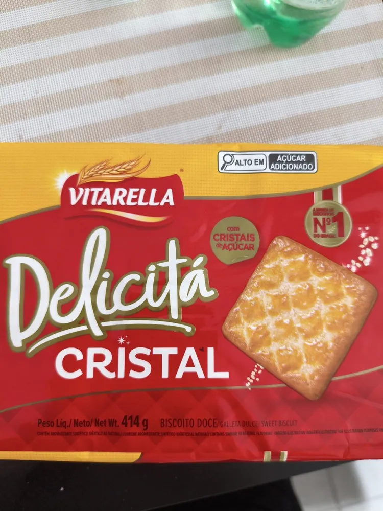 Biscoito Cristal Vitarella Delicitá Pacote 414g