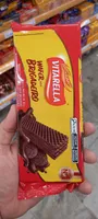 Biscoito wafer brigadeiro